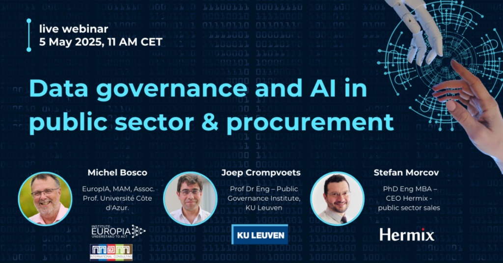 Seminario web sobre Gobernanza de Datos e Inteligencia Artificial en la Contratación Pública