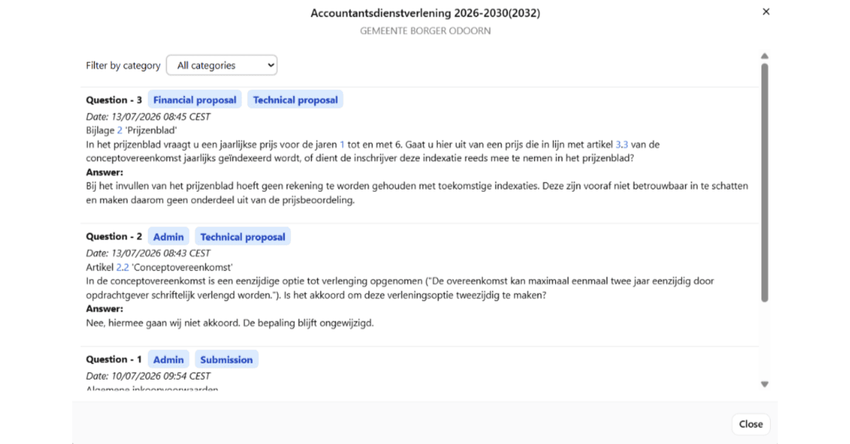 QA from Belgium and the Netherlands