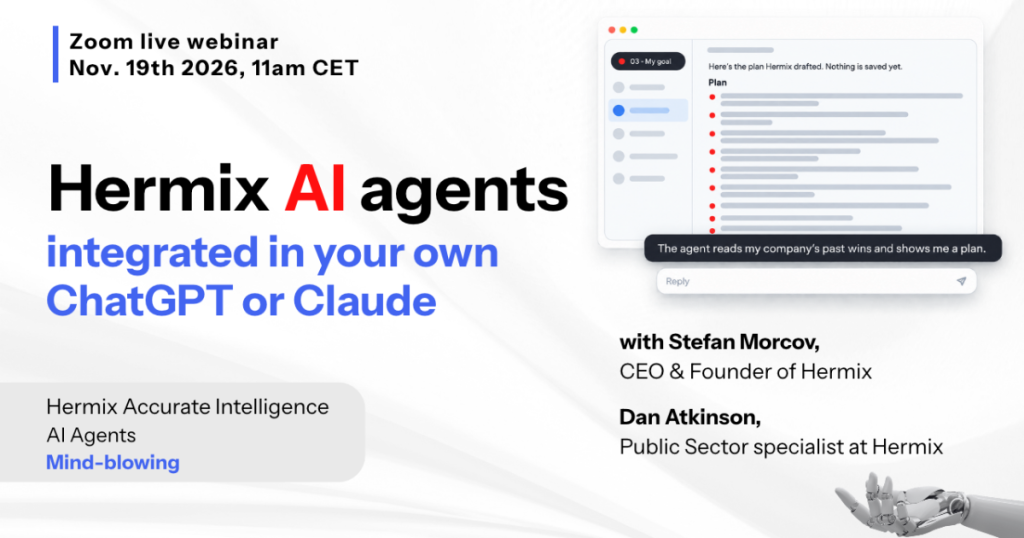 Hermix AI Agents integrated in your own ChatGPT or Claude live webinar