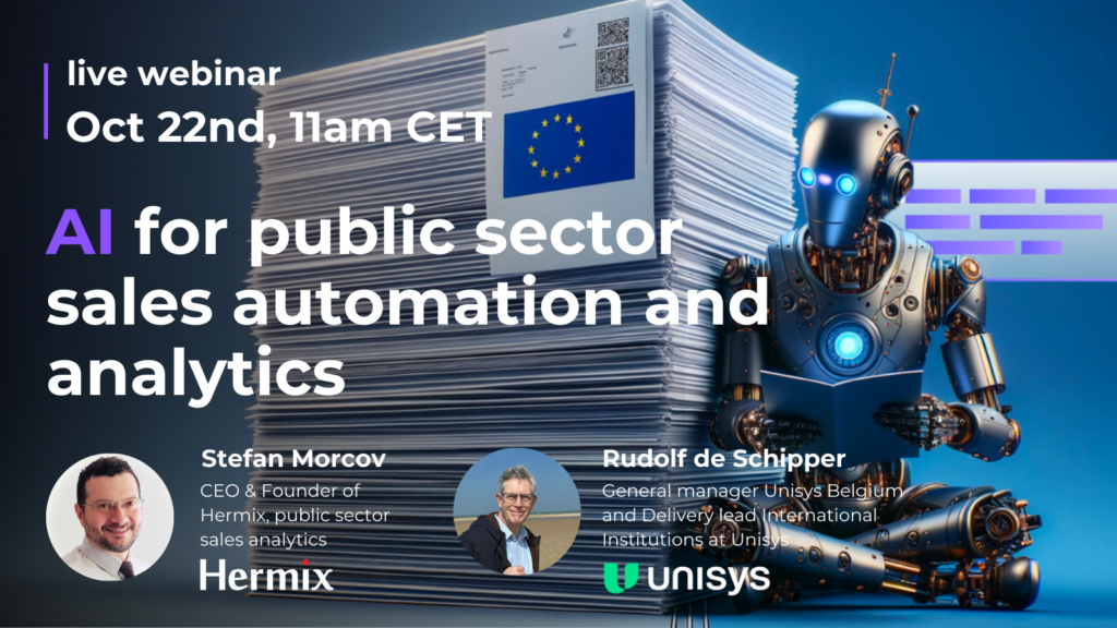 Save the date for AI for public sector sales automation and analytics with Hermix live webinar