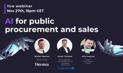 AI for public procurement and sales webinar