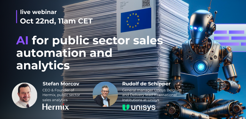 AI for public sector sales automation and analytics with Hermix live webinar