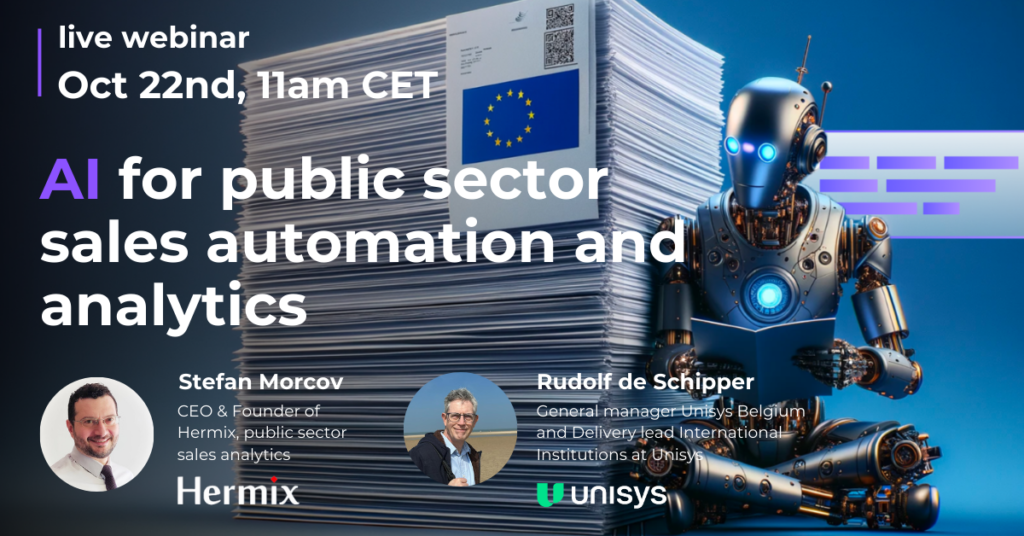 AI for public sector sales automation and analytics with Hermix webinar