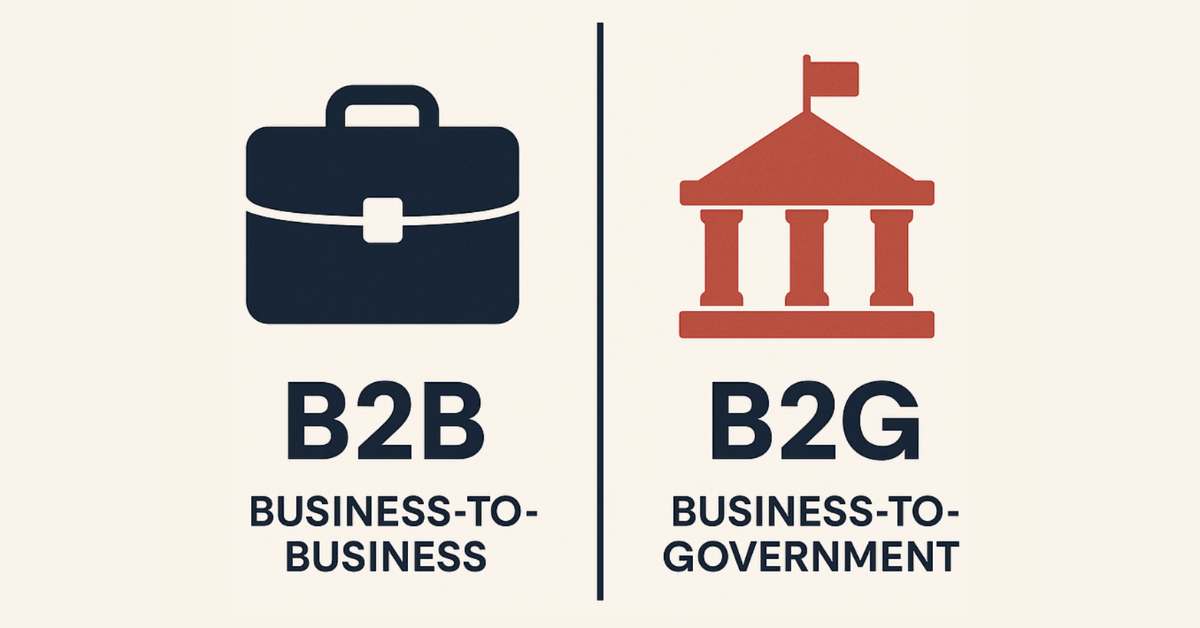B2B vs B2G Key Differences Between B2B and B2G Sales Models - Insight