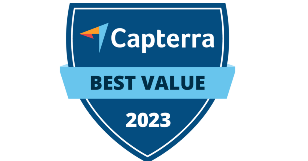 “Best Value 2023” badge to Hermix, from Capterra – a Gartner platform
