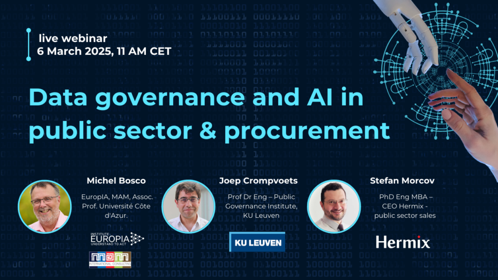 Data governance and AI in public sector & procurement live webinar 6 March 2025