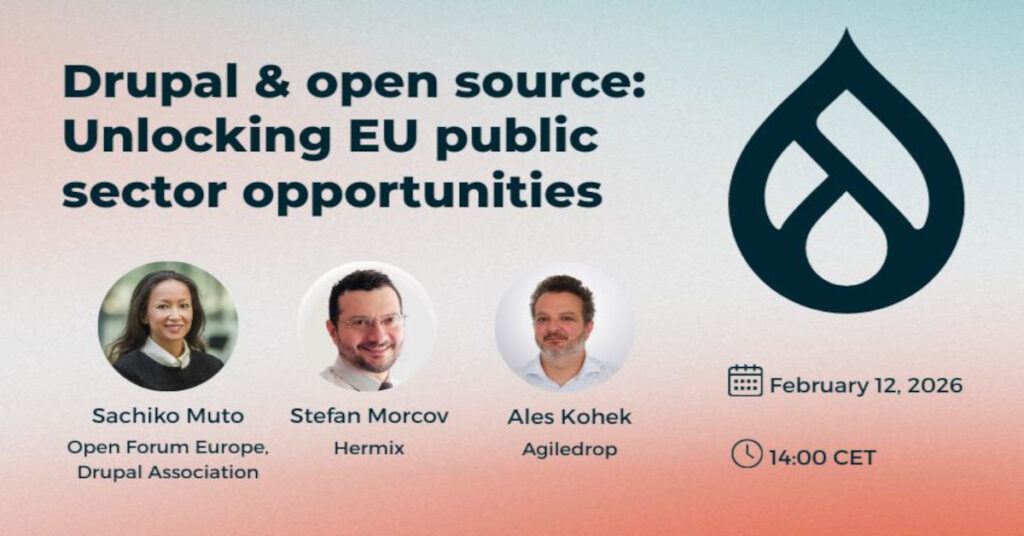 Drupal and open source: Unlocking EU public sector opportunities
