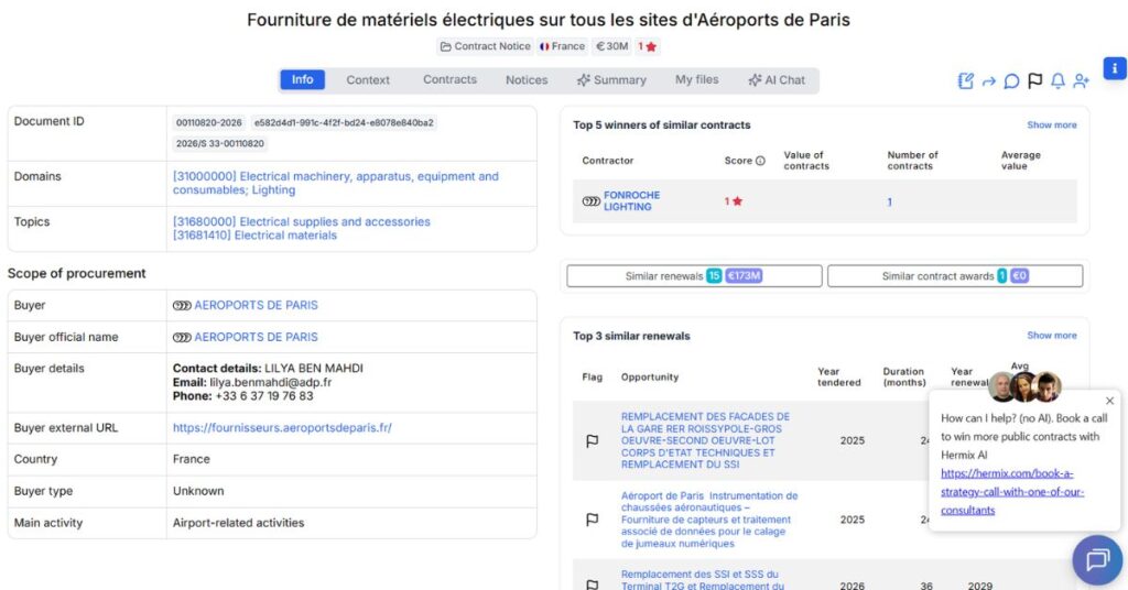 Aéroports de Paris Launches €30 Million Eight-Year Electrical Materials Supply Framework
