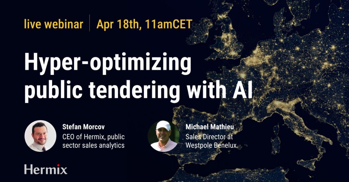 Hyper optimizing public tendering with AI live webinar