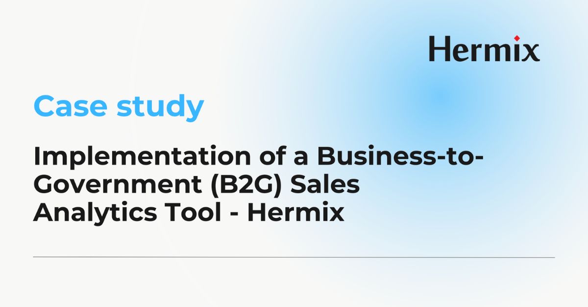 Implementation of a Business-to-Government (B2G) Sales Analytics Tool – Hermix