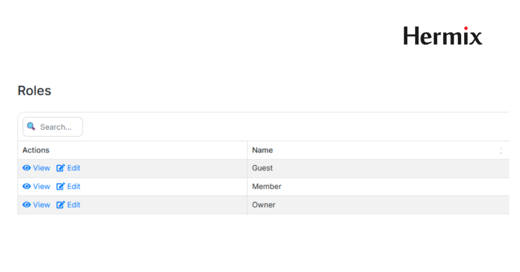 Understanding user roles in Hermix: Guest, Member, and Owner