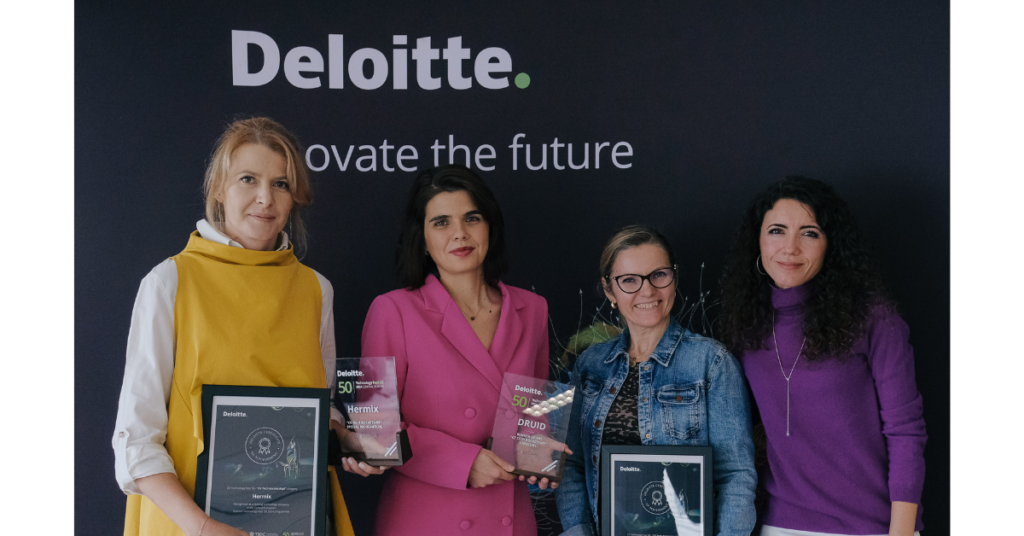 Hermix winner of the ”CE Tech Rocketship!” 2024 award from Deloitte and Google Cloud