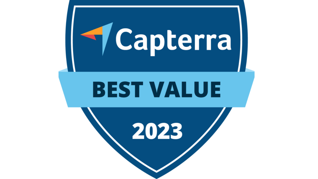 “Best Value 2023” badge to Hermix, from Capterra – a Gartner platform