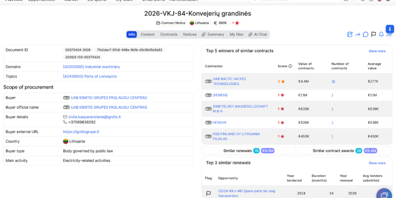2026-VKJ-84-Konvejerių grandinės