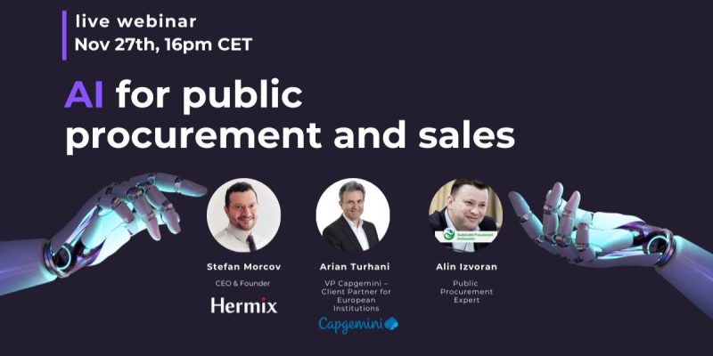AI for public procurement and sales webinar