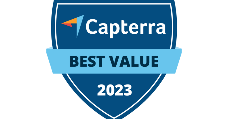 Best value badge from Capterra